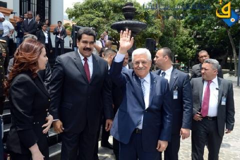 صور.. ابو مازن يعقد جلسة مباحثات مع نظيره الفنزويلي