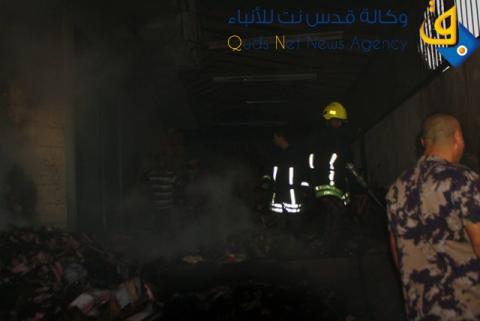 السيطرة على حريق هائل بعمارة مكونة من ثلاثة طوابق في الجلزون