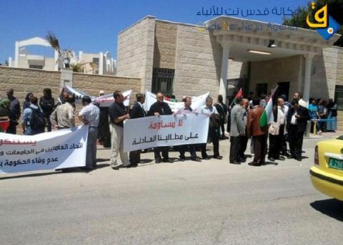 الشلل يصيب مؤسسات الضفة ونقابة الموظفين تهدد بخطوات جديدة