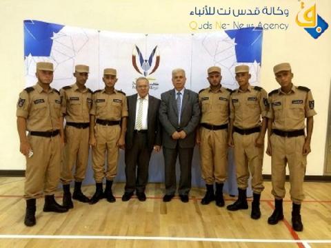 السفير غنام يزور كلية الشرطة في قطر ويتفقد الطلبة الفلسطينيين فيها