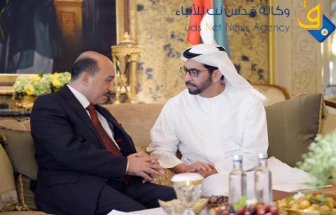 الحساينة يلتقي ممثل حاكم المنطقة الغربية في دولة الإمارات