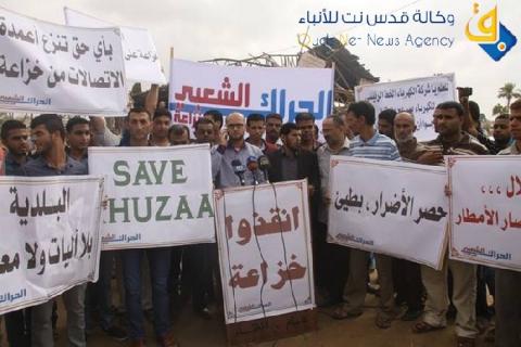 صور..حراك شعبي في خزاعة للمطالبة بتسريع الإعمار