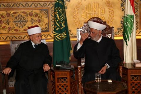 مفتي الجمهورية اللبنانية: مواجهة تهويد القدس واجب شرعي