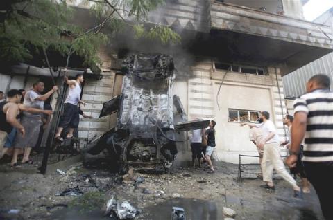 قيادي بحماس: من رسم شعار "داعش" يسعى لتضليل قوى الأمن