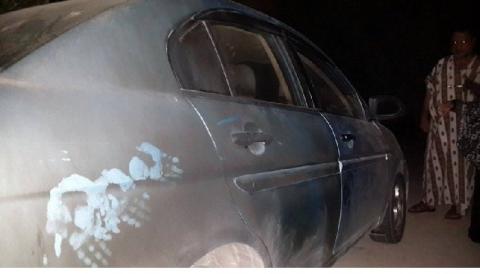 مجهولون يحرقون مركبة القيادي بحماس وصفي قبها