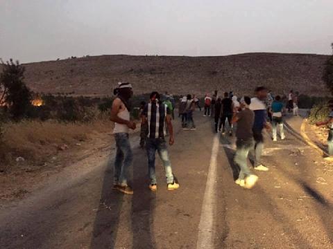 إصابات في مواجهات على مدخل دوما