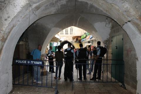 الاحتلال يعلن عن نقاط تفتيش على مداخل أحياء شرقي القدس