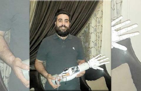 منار الحركة لبناني يمنح الأمل لفاقدي الأطراف ويثابر لتصنيعه بكلفة ممكنة