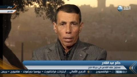 عبد القادر يحذر من خطورة الاتفاق بين نتنياهو وفيجلن على تغيير الوضع القائم بالقدس