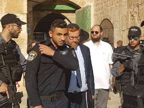 المتطرف غليك يقتحم المسجد الأقصى