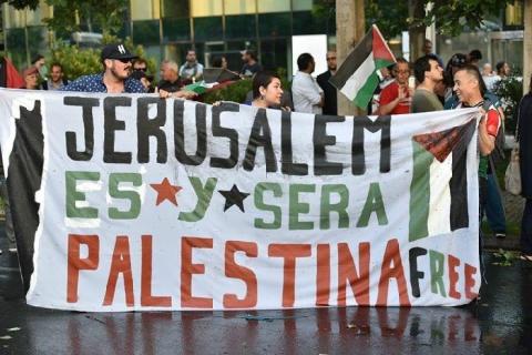 تواصل الفعاليات والمسيرات المنددة بإعلان ترمب بشأن القدس دوليا