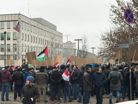 وقفة تضامنية مع القدس في مدينة كييف