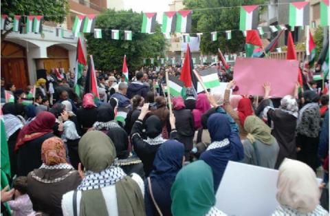 وقفة أمام سفارة فلسطين في ليبيا تنديدا بإعلان ترمب بشأن القدس