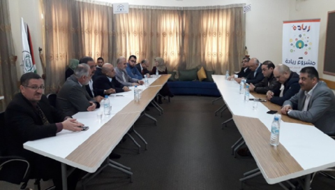 جمعية رجال الاعمال تبحث مع الجامعة الاسلامية سبل دعم الافكار الريادية للخريجين والشركات