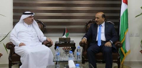 الحساينة يثمن جهود دولة قطر الشقيقة في دعم شعبنا الفلسطيني