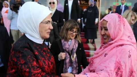 عقيلة الرئيس السوداني تشكر تركيا على موقفها من القدس
