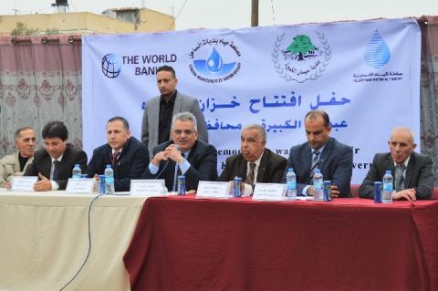 غنيم يفتتح خزانات ومحطات ضخ للمياه في قطاع غزة