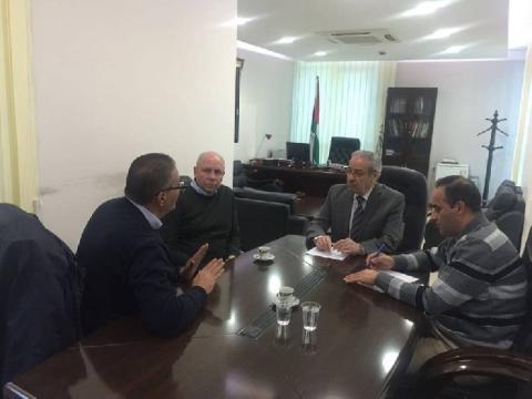 تيسير خالد يبحث مع نائب رئيس لجنة القدس السويدية عقد المؤتمر الاوروبي الثالث