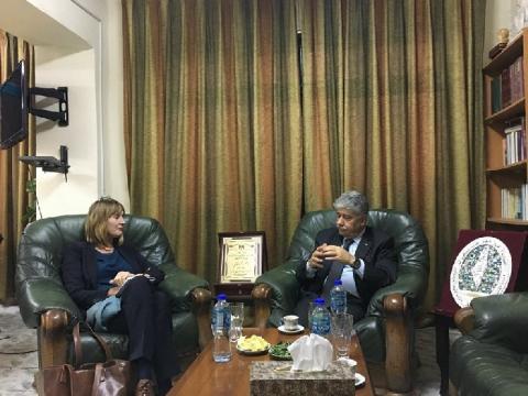 مجدلاني يثمن موقف النرويج باستمرار دعم المؤسسات الفلسطينية