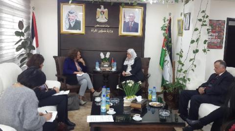 الأغا تبحث آليات التعاون المشترك مع التعاون الايطالي