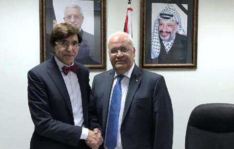 عريقات: الاعتراف بدولة فلسطين بعاصمتها القدس المدخل الوحيد للسلام