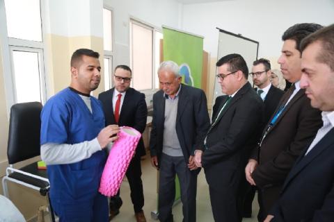 “جوال“ و “جمعية جباليا للتأهيل“ يفتتحان مشروع تطوير وحدة العلاج الطبيعي