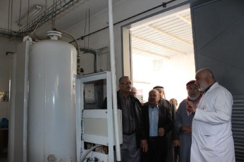 رابطة علماء فلسطين تنظم اعتصام بمستشفى الدرة