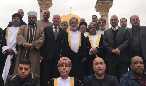 وزير خارجية سلطنة عُمان في زيارة نادرة للأقصى