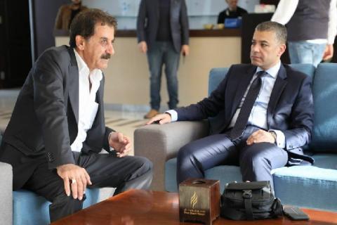 صور.. الوفد المصري يلتقي برئيس هيئة المعابر مهنا