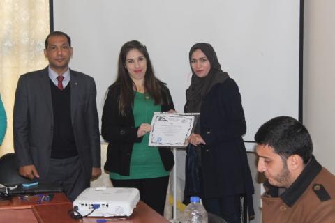 حشد تختتم تدريب حول المناصرة الدولية وحقوق الإنسان