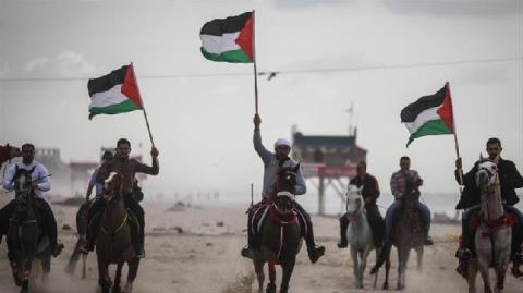 مهرجان “خيل وهجن“ عربية في غزة إحياءً للتراث العربي