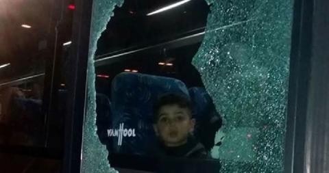 مستوطنون يهاجمون حافلة أطفال في سلفيت