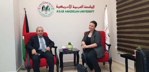 الجامعة العربية الامريكية والمؤسسة الألمانية للتبادل الأكاديمي تعقدان ندوة للتعريف بالمنح الدراسية
