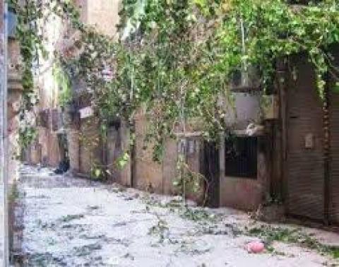 عندما وقف مفتي فلسطين الحاج محمد أمين الحسيني على مدخل مخيم اليرموك