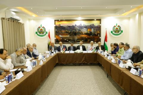 القريوتي: رؤية الوفد المصري توافقت مع الفصائل بشأن المصالحة والحصار