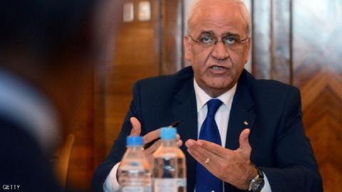 عريقات: مندوب إسرائيل في الأمم المتحدة ”فاسد روحيًا وعقليًا“