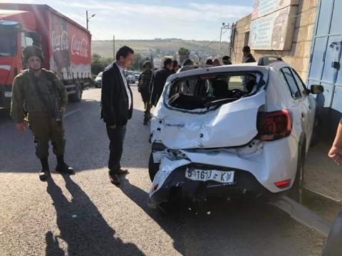 مصرع شاب وإصابة اثنين آخرين جراء حادث سير ذاتي جنوب الخليل