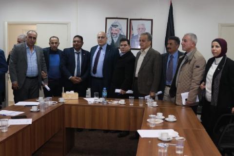 وزير العمل أبو جيش يبحث مع مدراء المديريات خطة الـ 100 يوم لعمل الوزارة