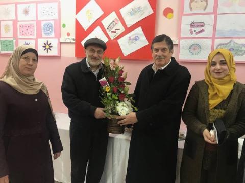 افتتاح معرض مدرسة رابطة الجامعيين الثانوية النموذجية  بعنوان “رابطة مُشرقة“