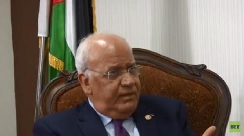 عريقات: أمل ان تكون الرسالة وصلت لمنظمي ورة  المنامة