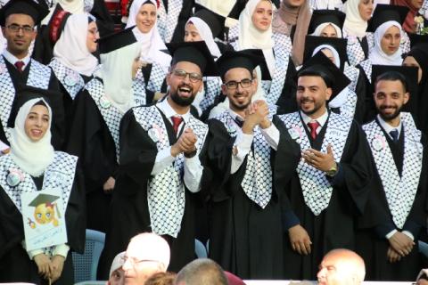 جامعة بوليتكنك فلسطين تحتفل بتخريج الفوج الثامن والثلاثين لطلبة الماجستير والبكالوريوس
