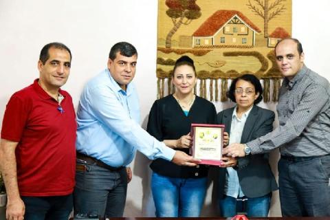 “المكتب الحركي المركزي“ يزور عدد من الزملاء الصحفيين في غزة
