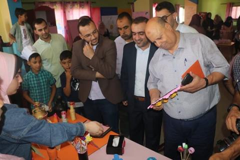 إفتتاح معرض “ أبدع مع إعمار“ بخان يونس