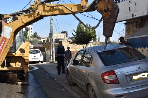 ضبط وإتلاف 50 مركبة غير قانونية في بيت لحم