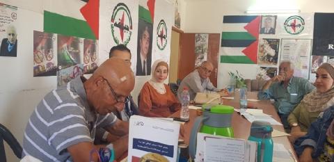 جبهة النضال الشعبي في طولكرم تناقش “ الميثاق السياسي النسوي “