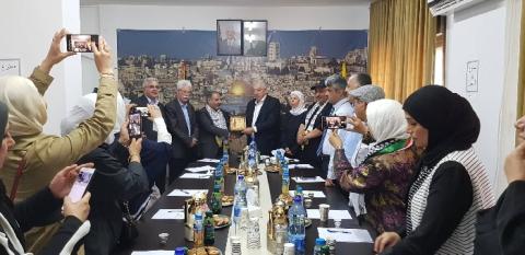 حركة فتح تكرم بعثة وزارة التربية والتعليم الكويتية إلى فلسطين