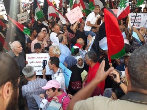 لجنة المتابعة الفلسطينية في لبنان تعلن الإضراب العام غدًا
