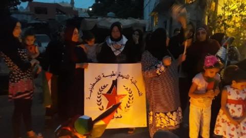مسيرة نسائية حاشدة تجوب شوارع مخيم عين الحلوة