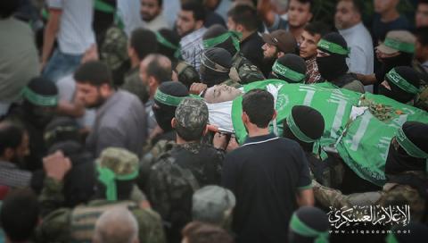 خانيونس تشيع القائد الميداني في القسام إبراهيم أبو دقة