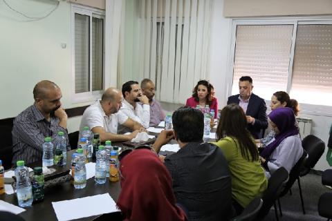 جودة البيئة ونقابة الصحفيين تعقدان اجتماع لشبكة الاعلاميين البيئين الفلسطينين